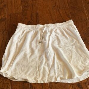Cato White Casual Skirt